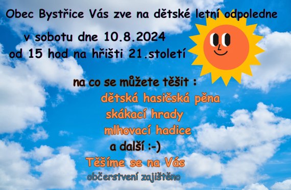 Dětské letní odpoledne 